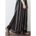 New striped women's chiffon sling wide leg jumpsuit