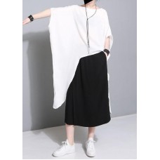 Women two ways to wear clothes For Women Tunic Tops white shirts summer