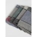 winter black blue gray patchwork color scarf cotton linen women vintage scarves