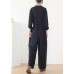 New black style foreign fashion jumpsuit casual all-match pants